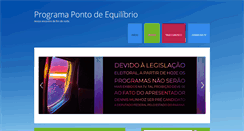 Desktop Screenshot of programapontodeequilibrio.com